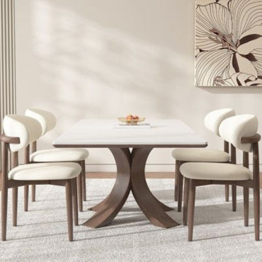 Round Dining Table - Marble Top