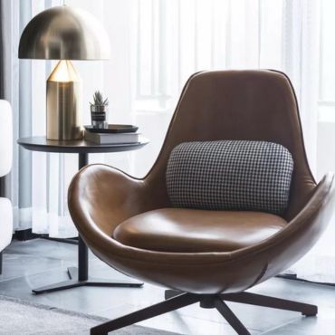 Round Walnut Coffee Table