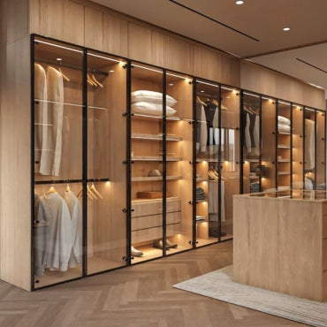 White Modular Closet System